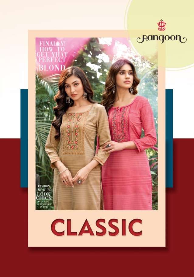 Classic By Rangoon Lining Cotton Daily Wear Kurti