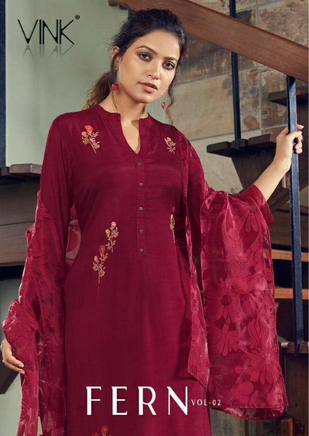 Fern Vol 2 By Vink Viscose Readymade Salwar Kameez