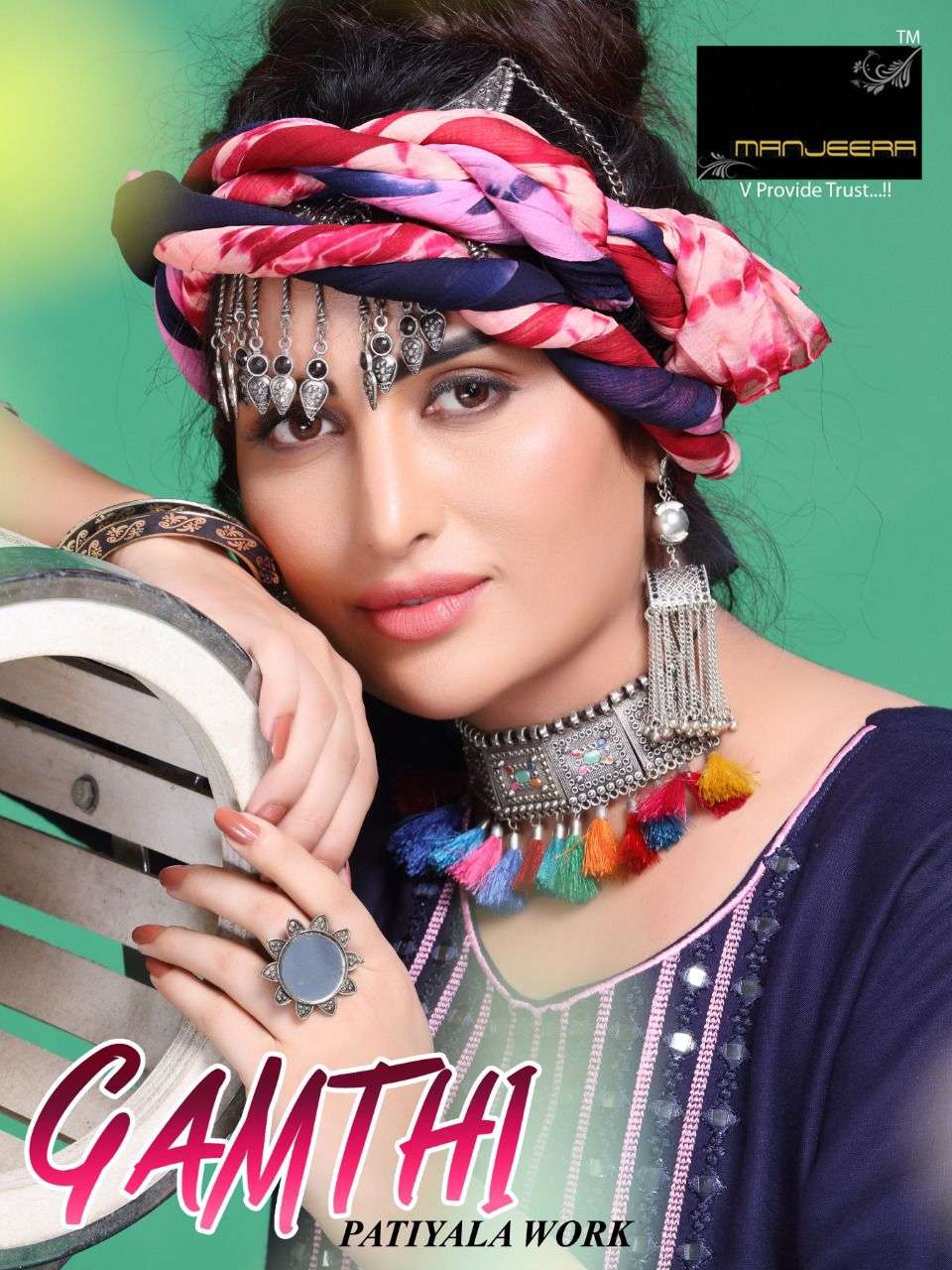 Gamthi  By Manjeera Heavy Rayon Readymade Patiyala Suit Catlog Coolection Wholesaler Best Rate In Surat