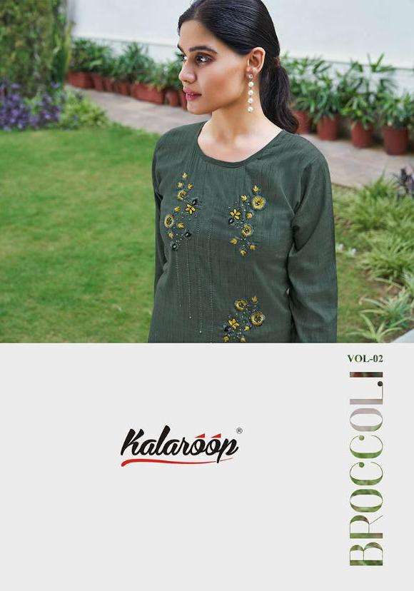 Kalaroop Broccoli Vol 2 Rayon Fancy Kurti