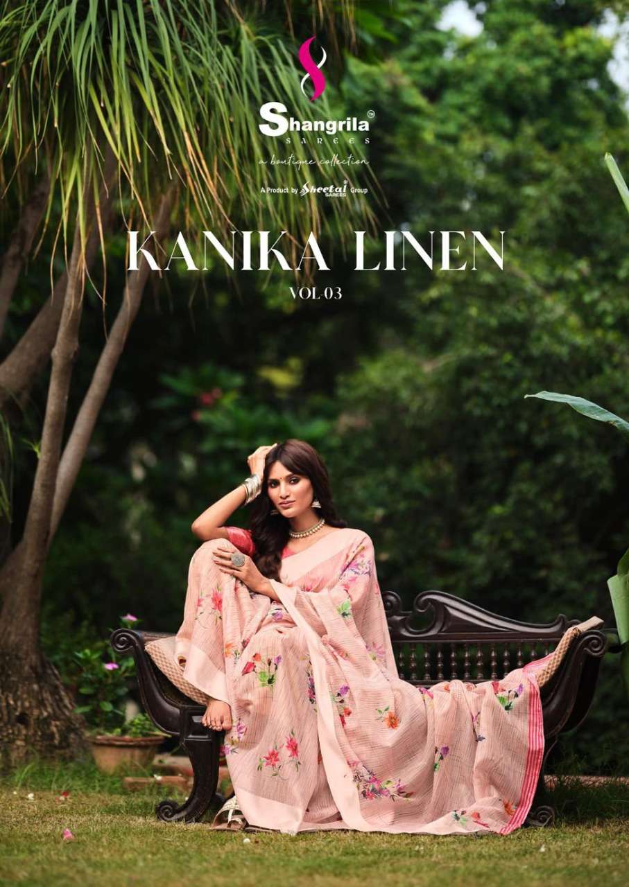 Kanika Linen Vol 3 Rich Collection Of Linen-cotton Sarees By Shangrila