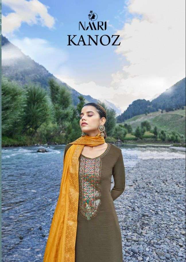 Kanoz By Naari Silk Designer Fancy Suits