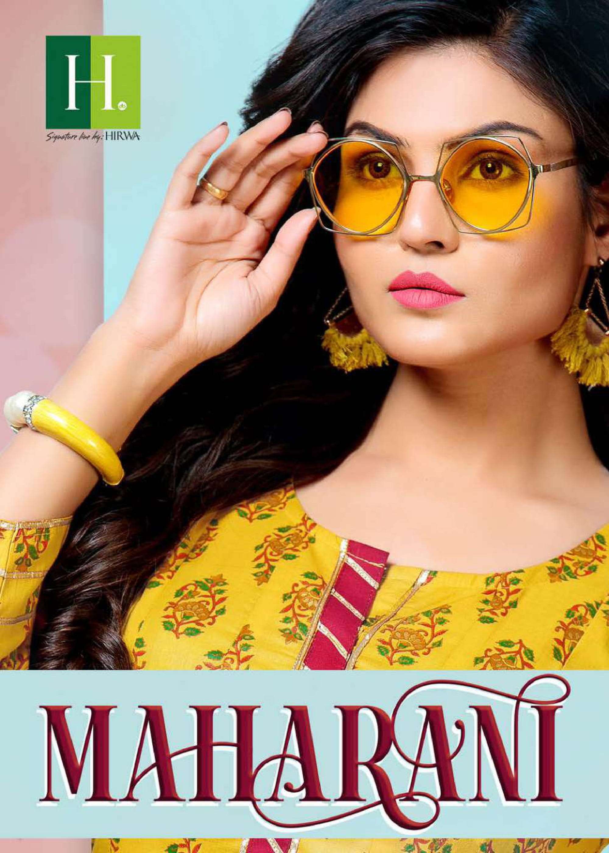 Maharani By H Dot Cotton Anarkali Pattern Kurtis