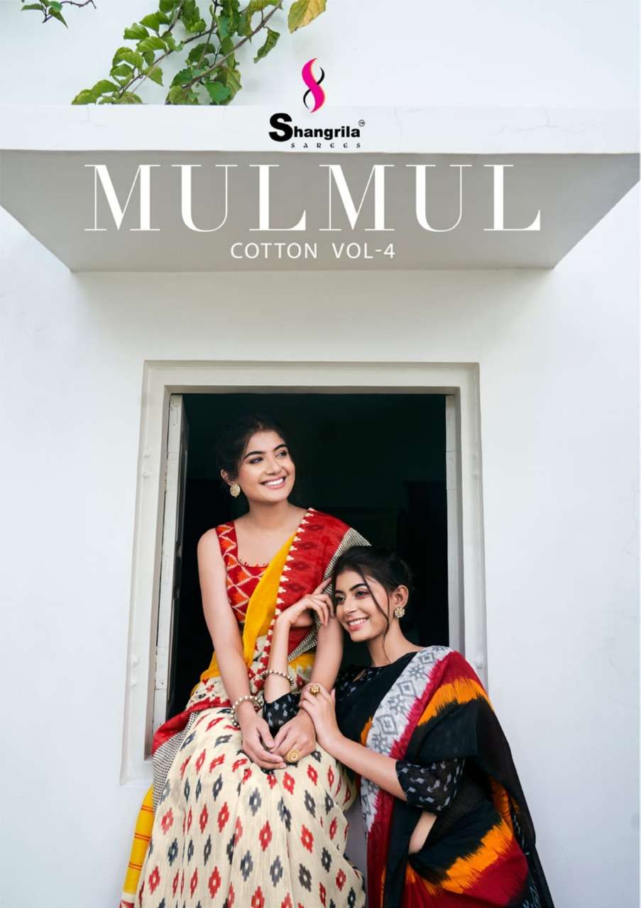 Mulmul Cotton Vol 4 Printed Sarees By Shangrila