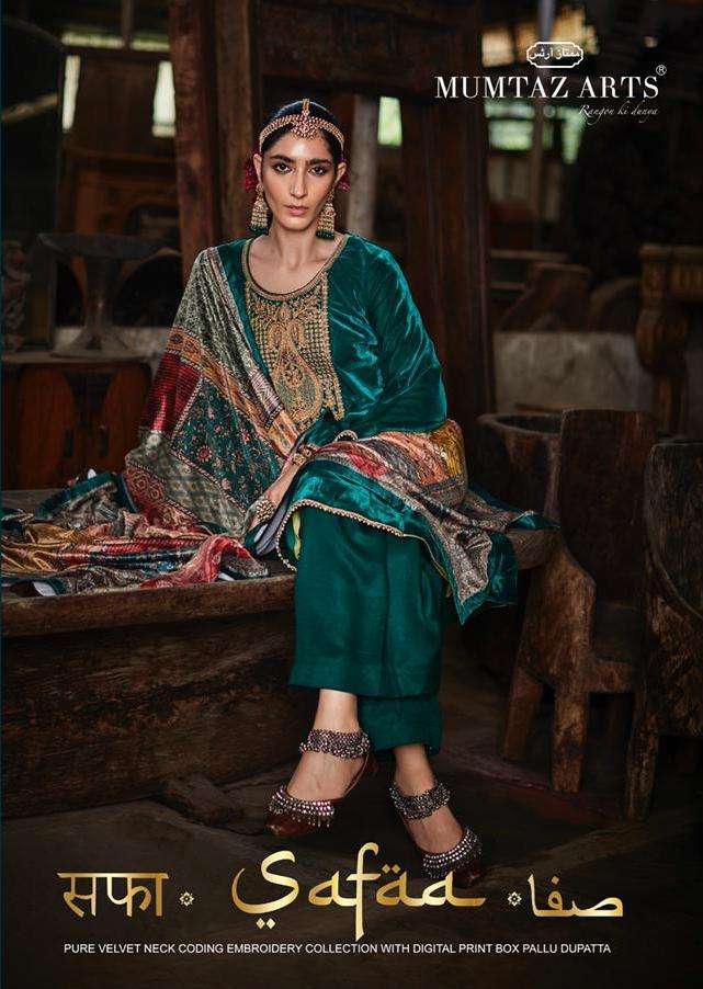 Mumtaz Arts Safaa Vol 1 Velvet Winter Heavy Warm Suits