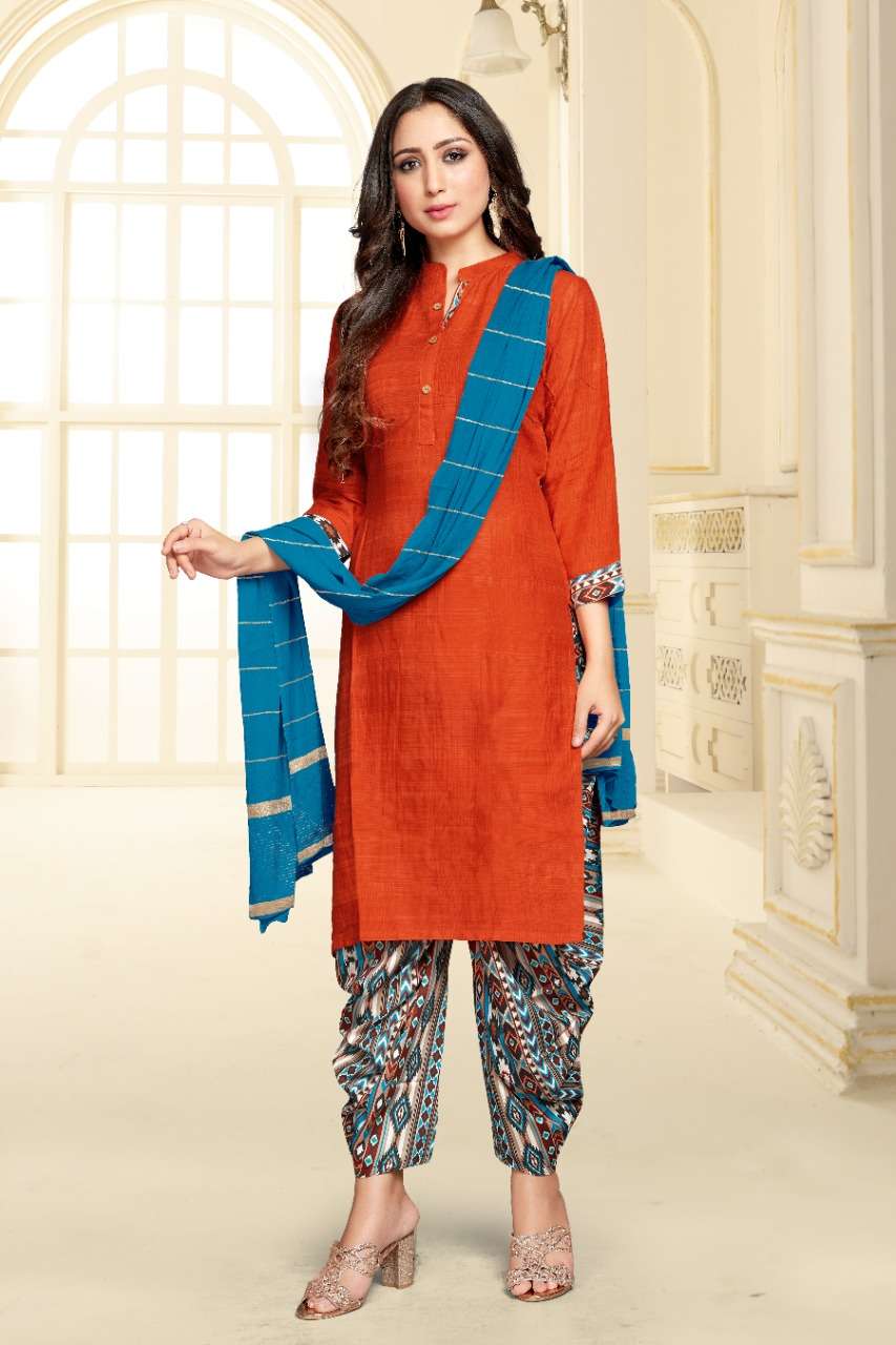 Patiyala Rani-nx Designer Printed Kurti With Dupatta & Patiyala Catalouge Wholesaler