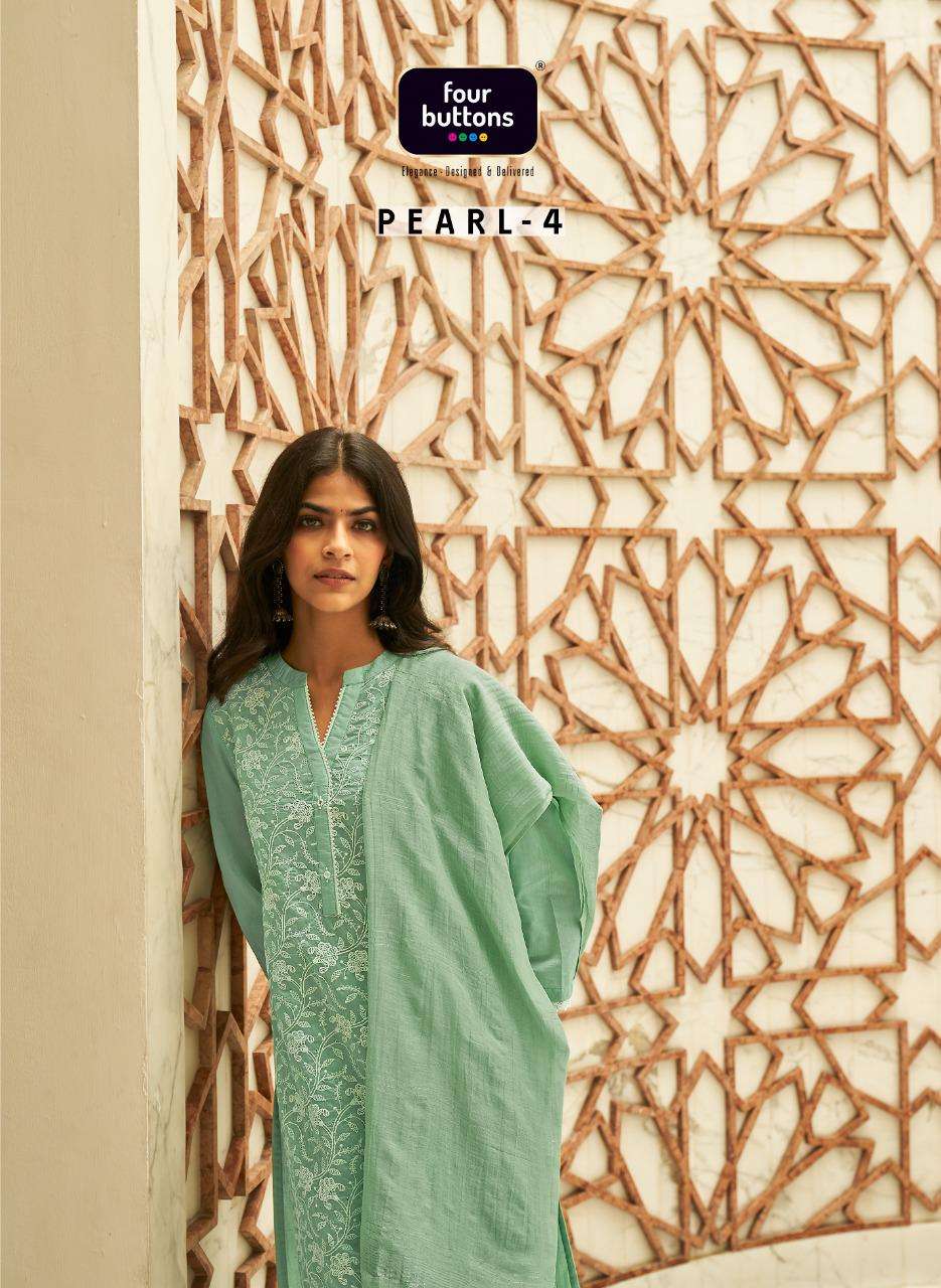 Pearl Vol 4 By Four Buttons Readymade Suits Wholesaler