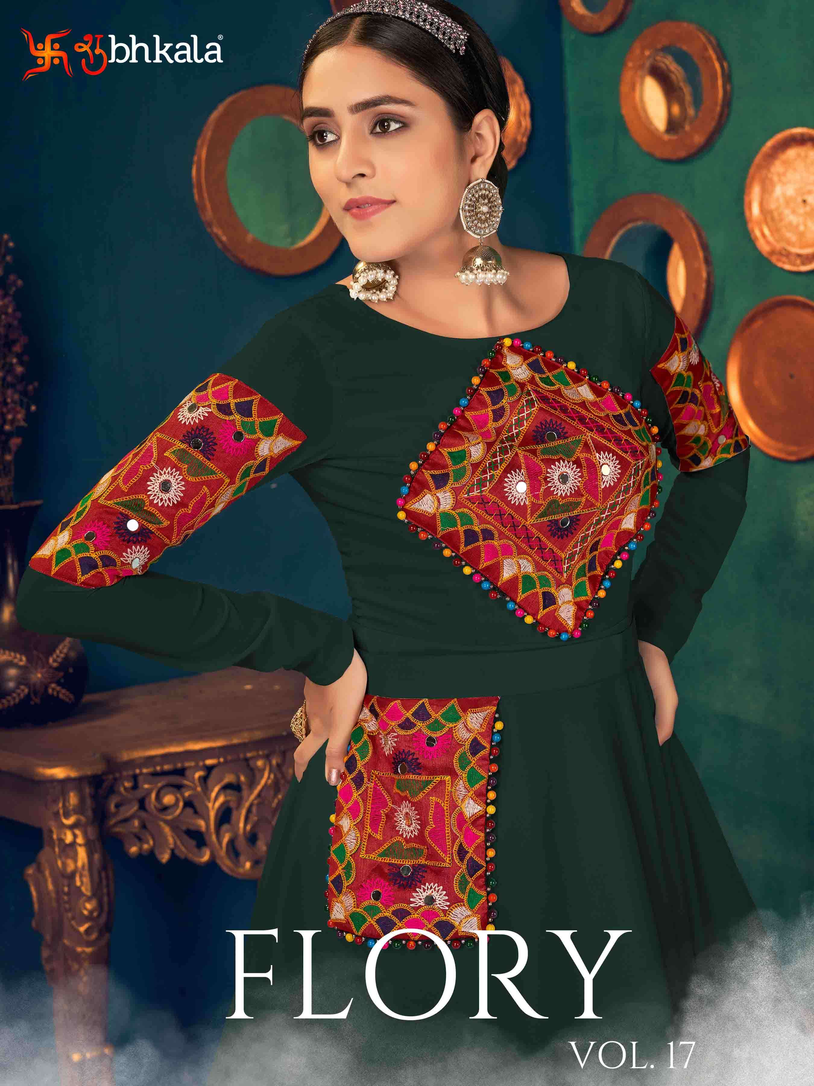 Product By Shubhkala Flory Vol. 17 Festival Style Long Anarkali Style Gown Collection