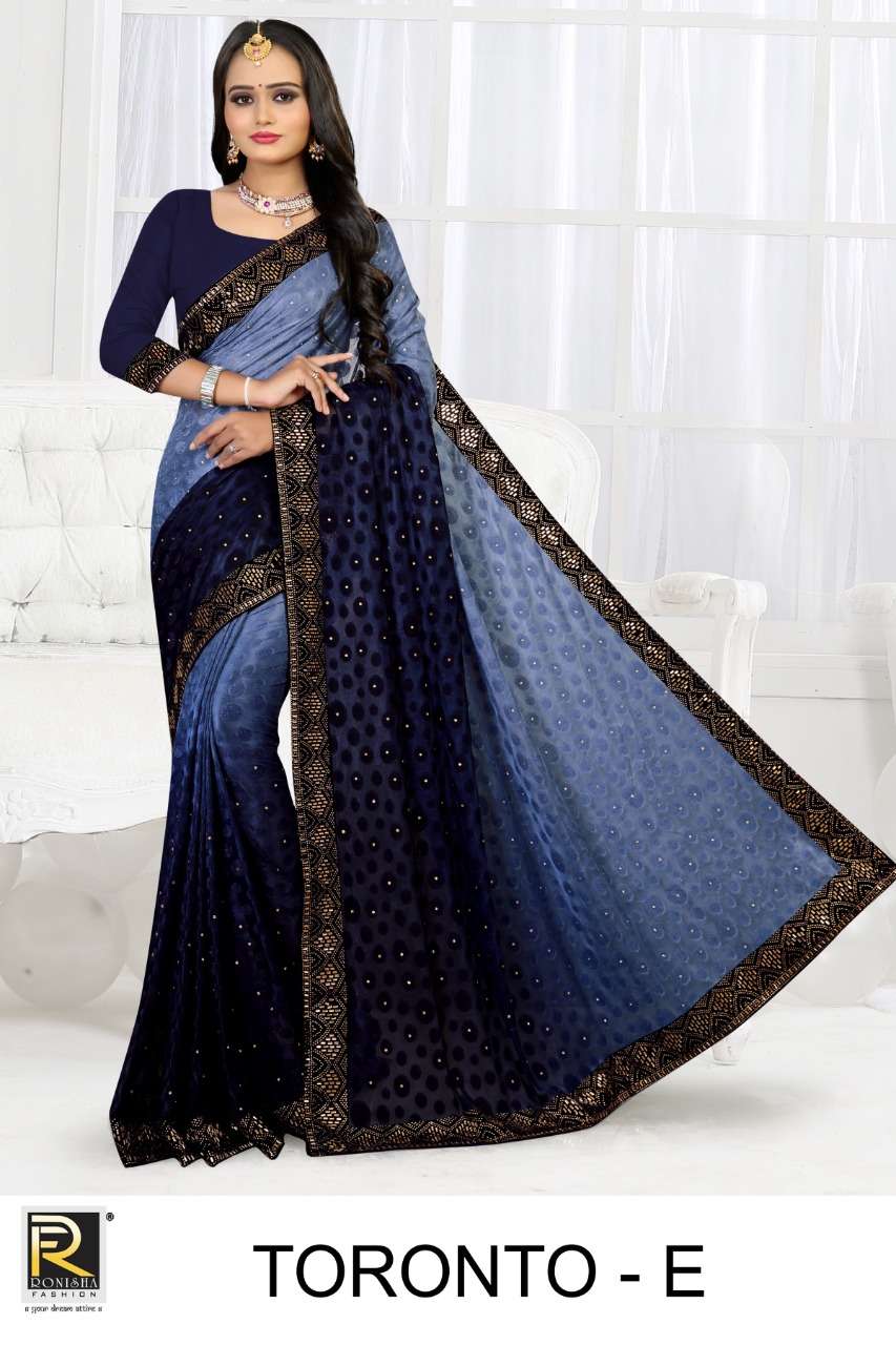 Ranjna Saree Toronto Siroski Diamond Traditional Wear Beautiful Saree Collection