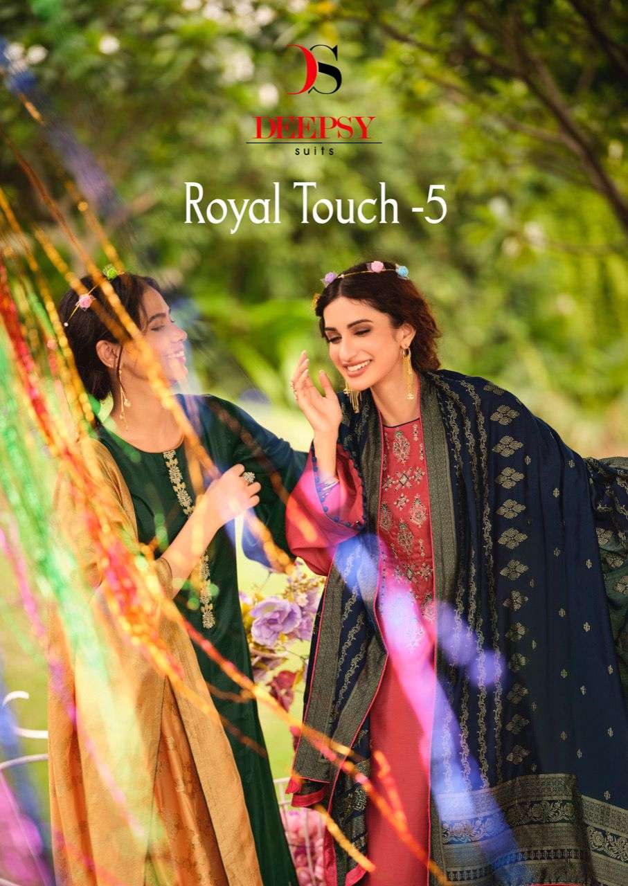 Royal Touch Vol 5 By Deepsy Tussar Silk Classy Fancy Suits