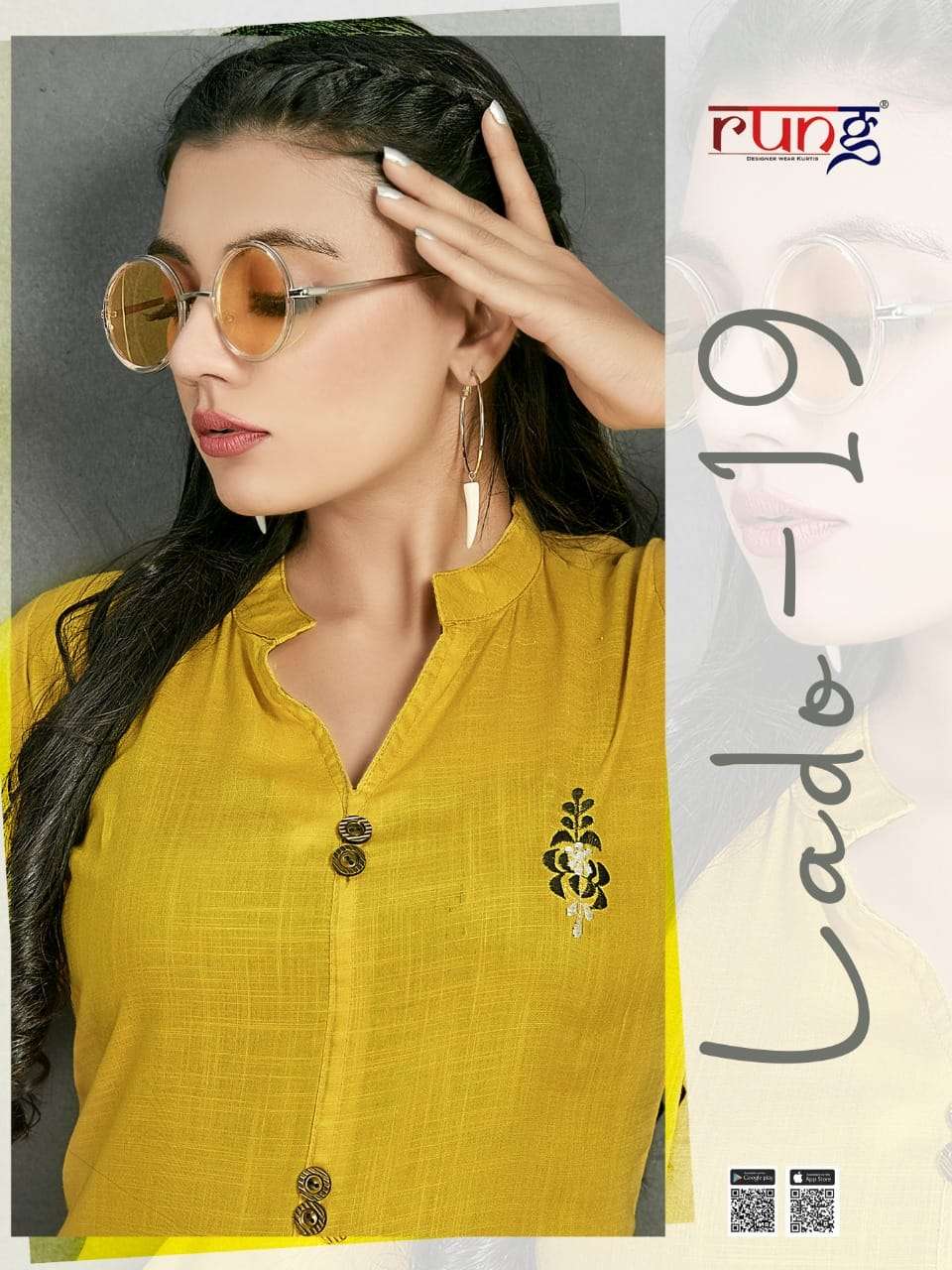 Rung Lado Vol 19 Rayon Casual Wear Kurti