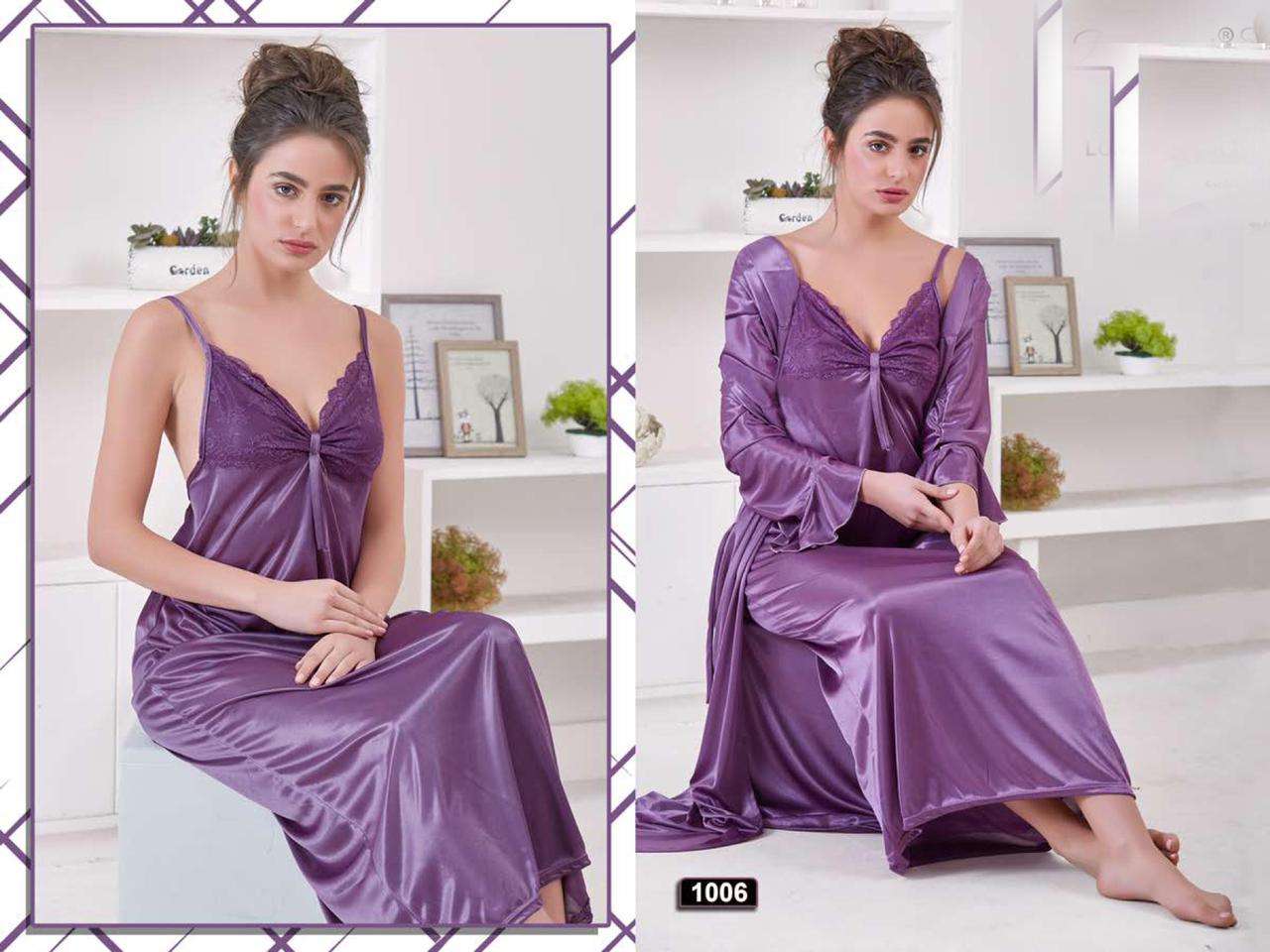 Satin 2 Pcs Vol.529 By Fashion Talk Satin Night Wear Catlog Collection Wholesaler Best Rate In Surat