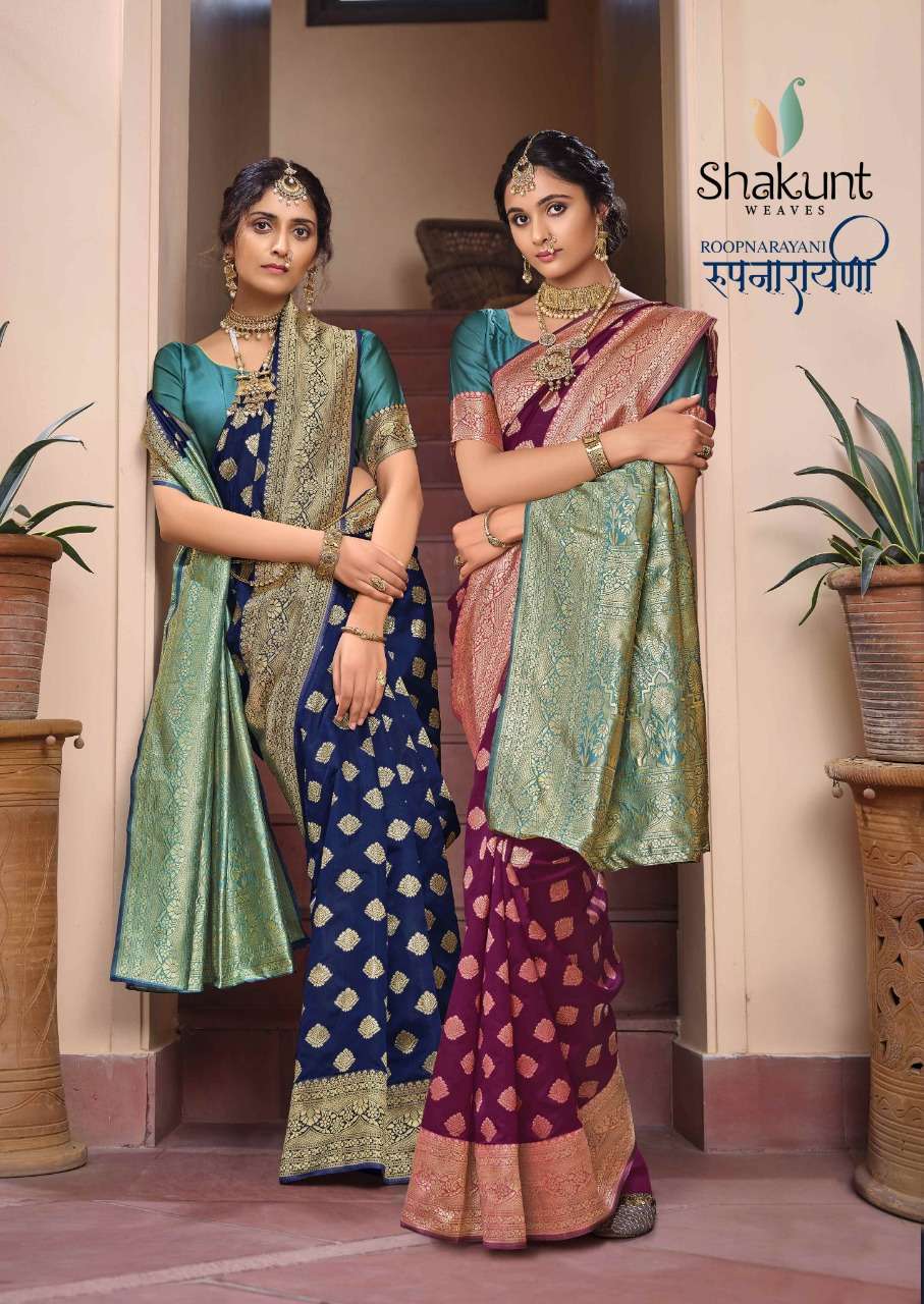 Shakunt Roopnarayani Art Silk Fancy Sarees