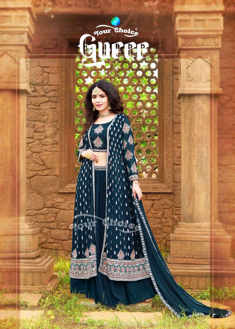 Your Choice Gucee Georgette Party Wear Fancy Suits