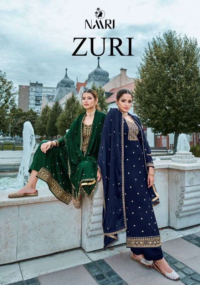 Zuri By Naari Silk Classy Fancy Suits Wholesaler