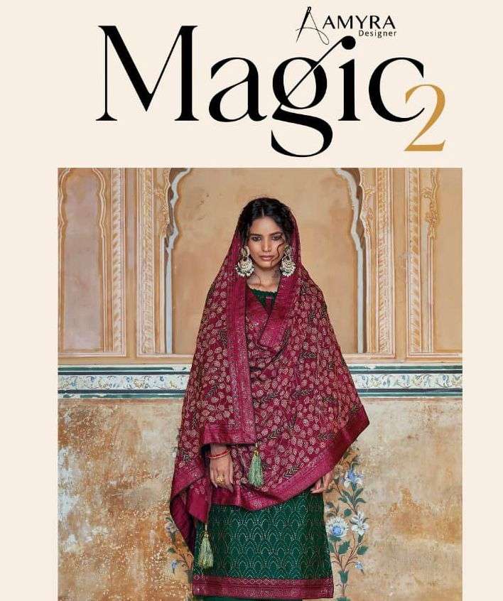 amyra designer magic vol 2 heavy dresses with heavy dupatta collection 