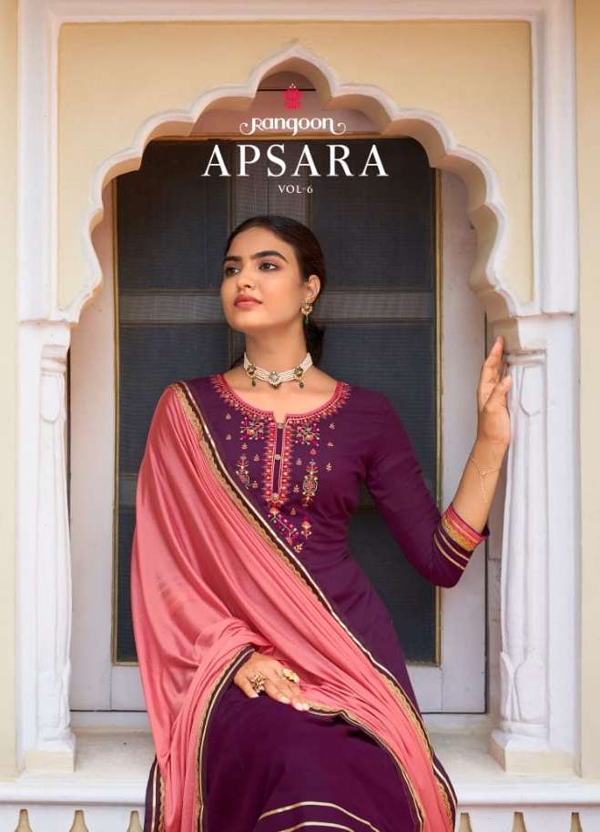 apsara vol 6 by rangoon readymade traditional wedding salwar kameez