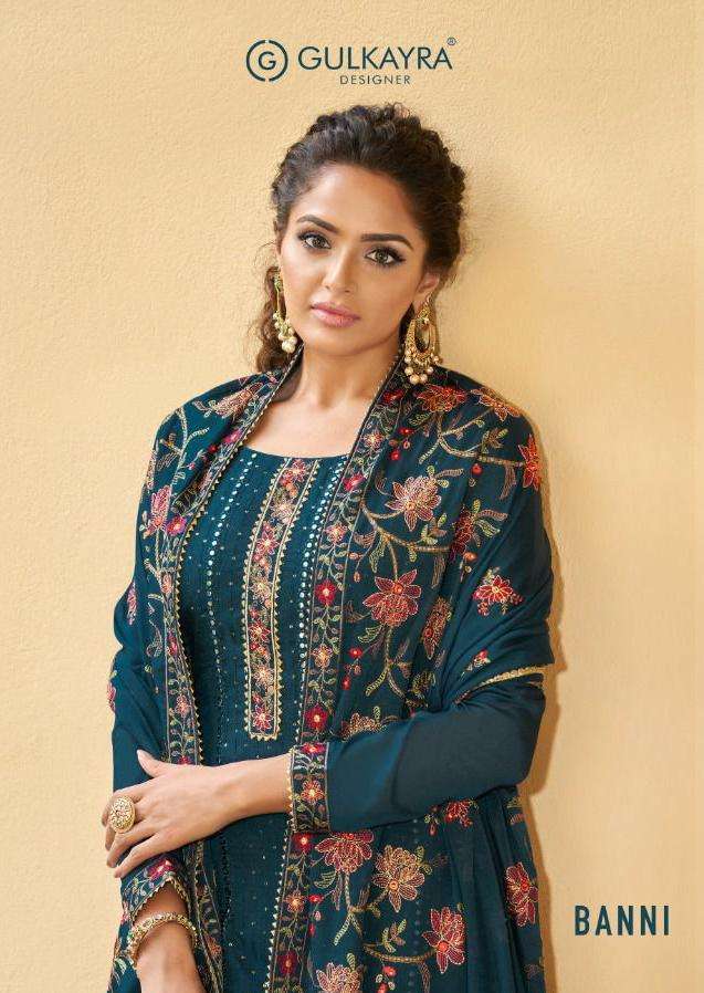 banni by gulkayra georgette exclusive fancy suits wholesaler