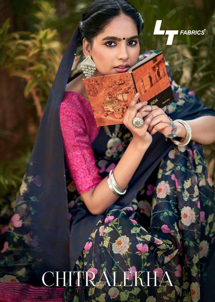 chitralekha by kashvi printed fancy saree wholesaler