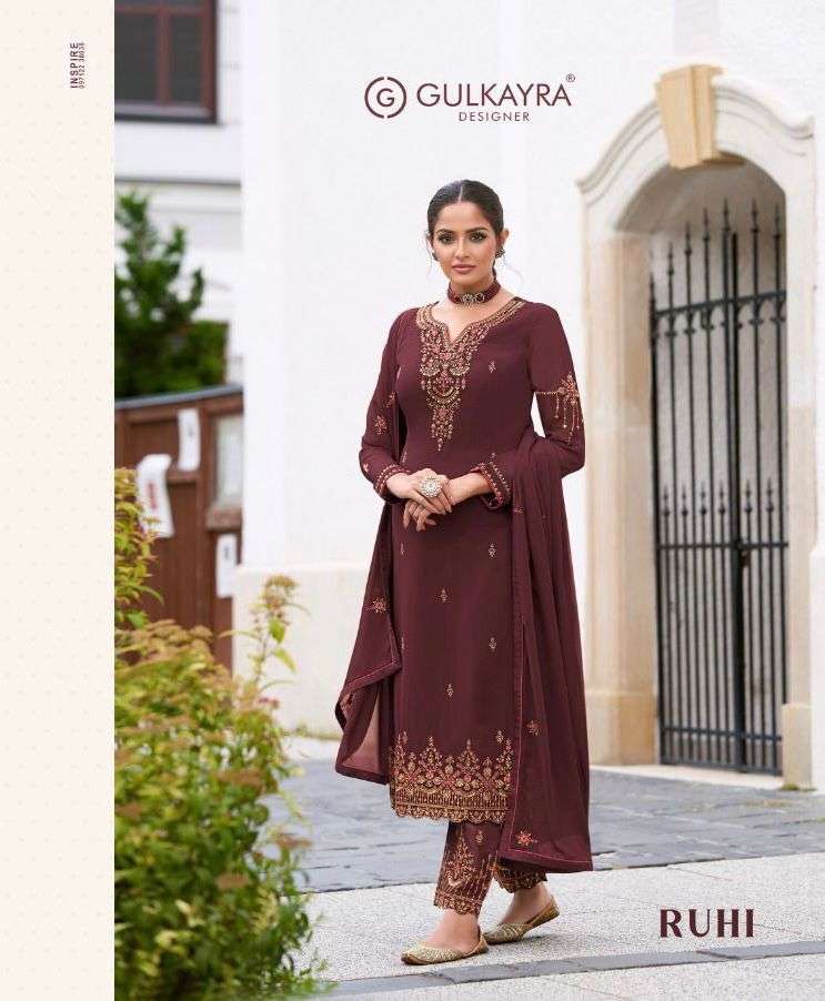 gulkayra ruhi georgette designer dresses for women 