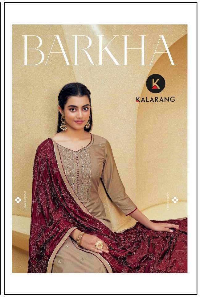 kalarang barkha silk ethnic fancy dresses supplier