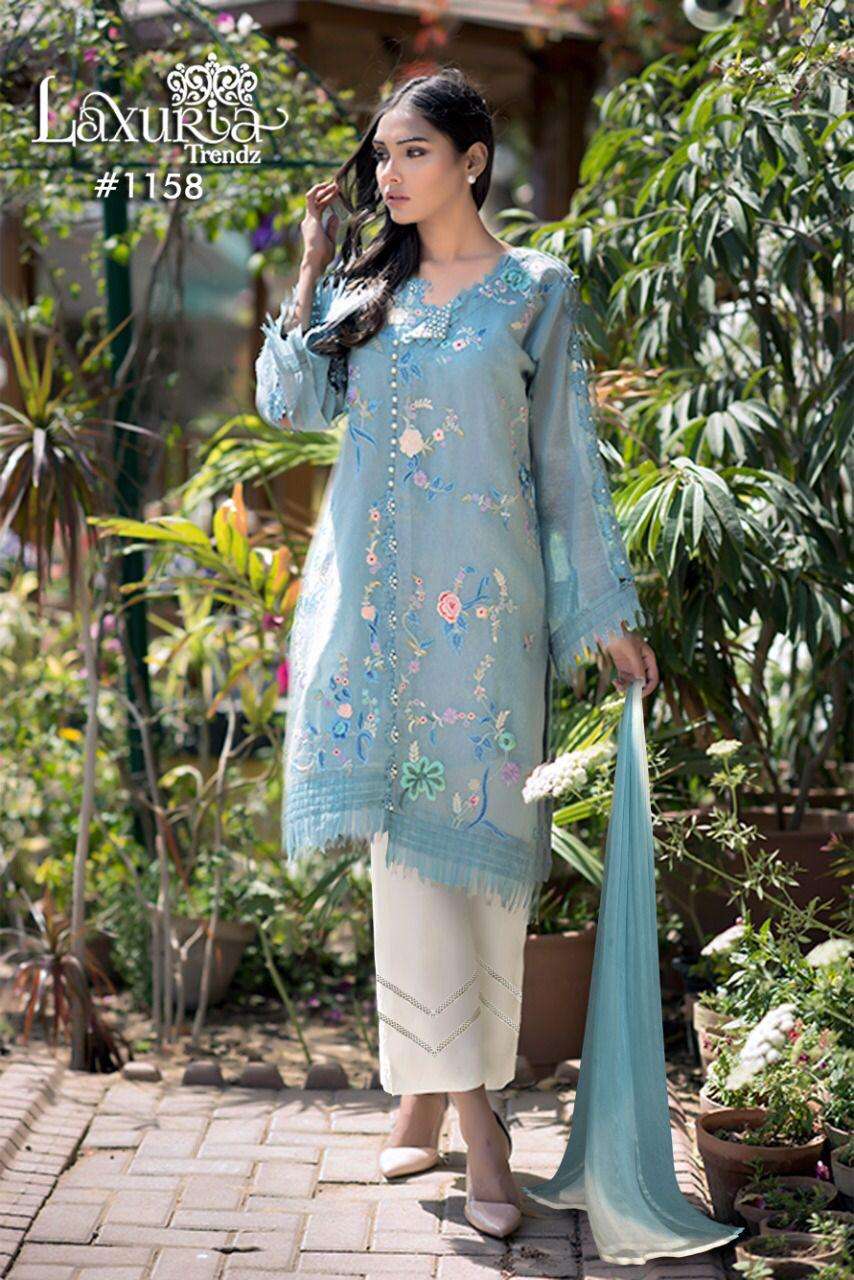 laxuria 1158 georgette pakistani readymade suits