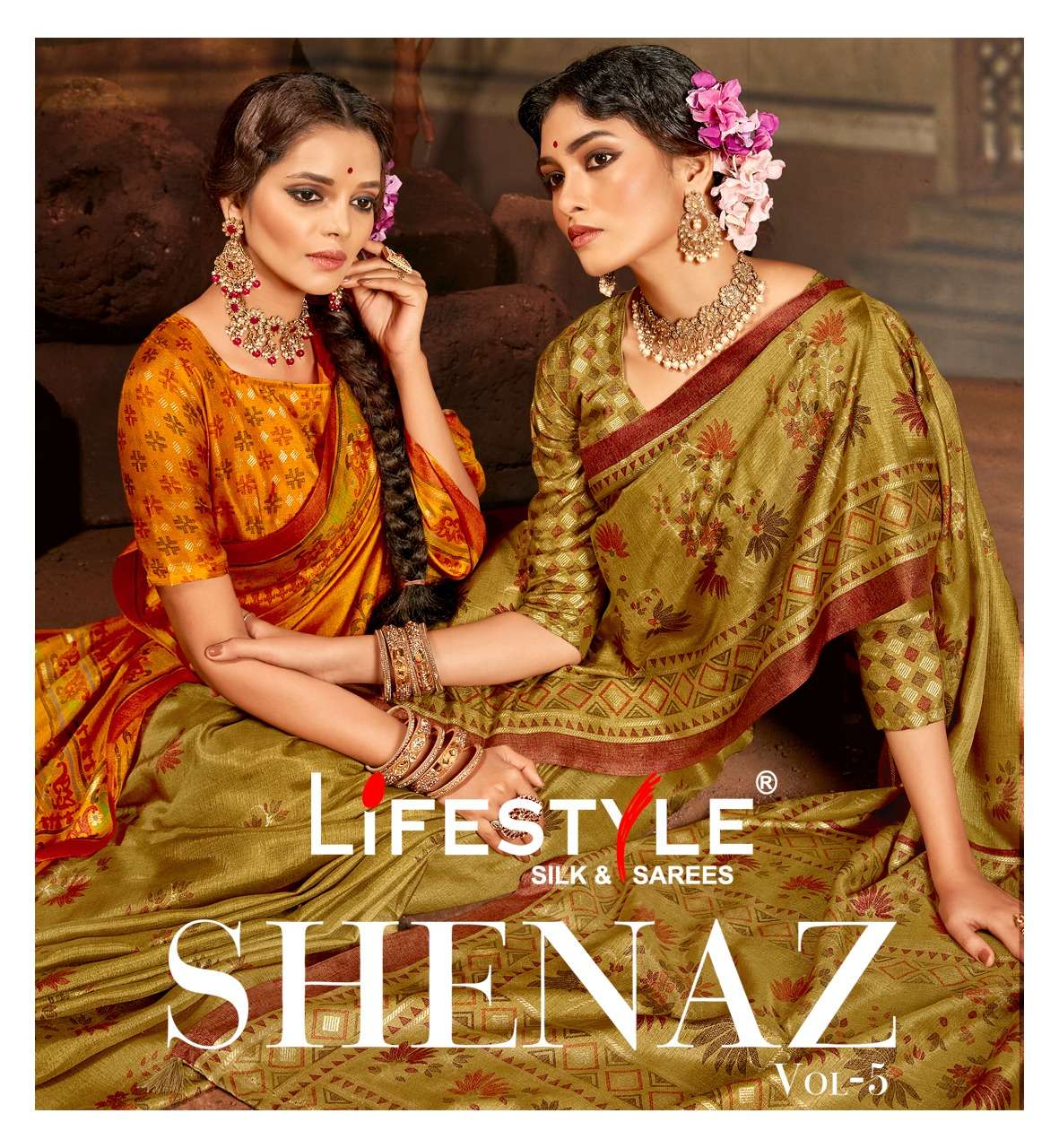 lifestyle shenaz vol 5 fancy sarees collection