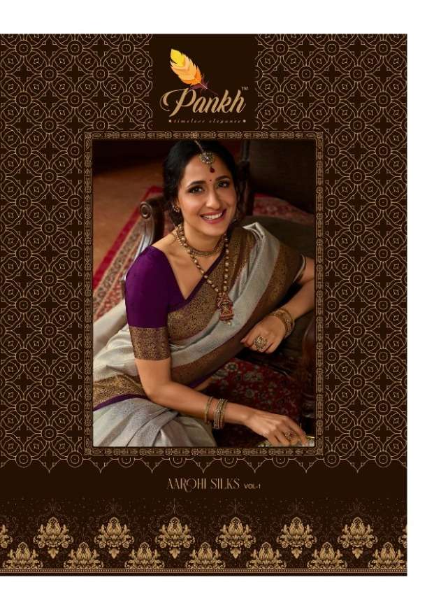 pankh aarohi vol 1 silk elegant fancy latest sarees supplier 