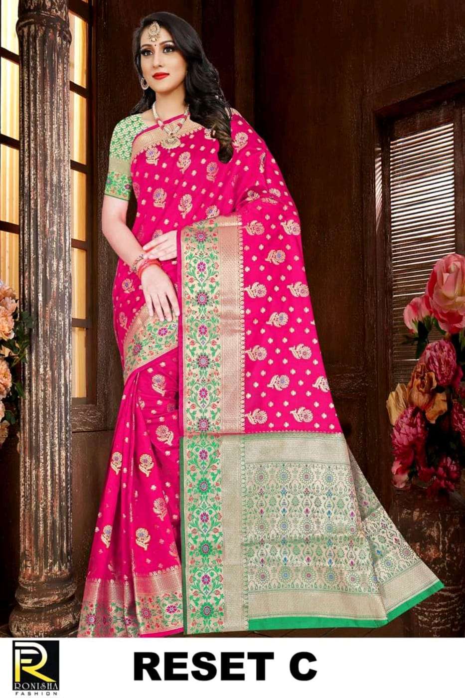 Reset by ranjna saree ethnik wear silk saree amazing Collection wholesale shop 