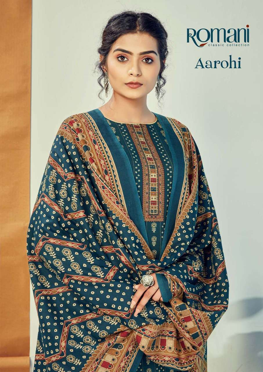 romani present aarohi pure heavy spun digital style printed salwaar kameez