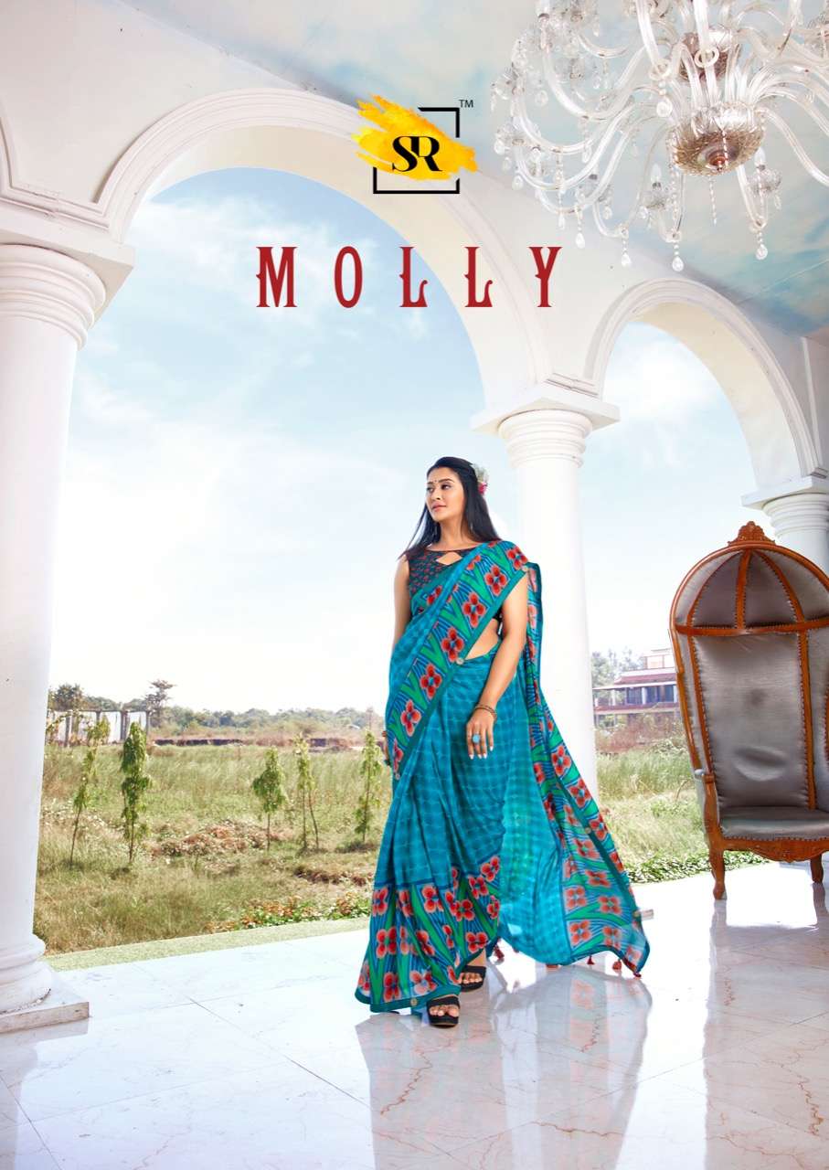 sr molly soft touch cotton sarees authorized supplier in surat 