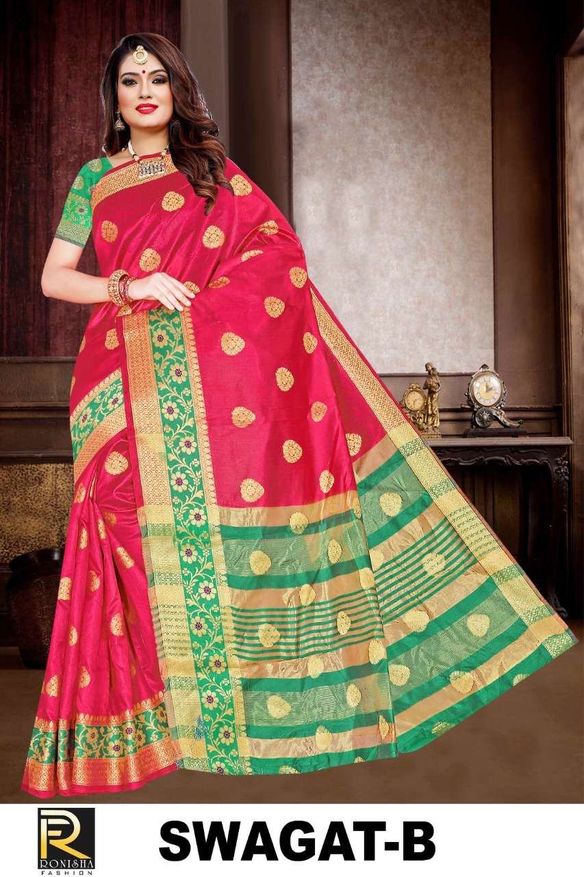 Swagat by ranjna saree formal wear silk saree collction online shop 