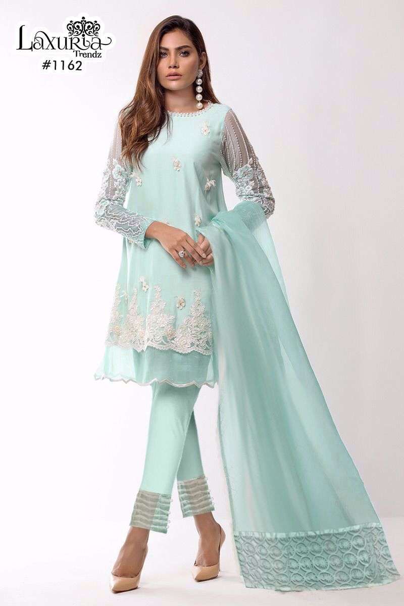 laxuria 1162 stylish pakistani full stitch salwar kameez wholesaler