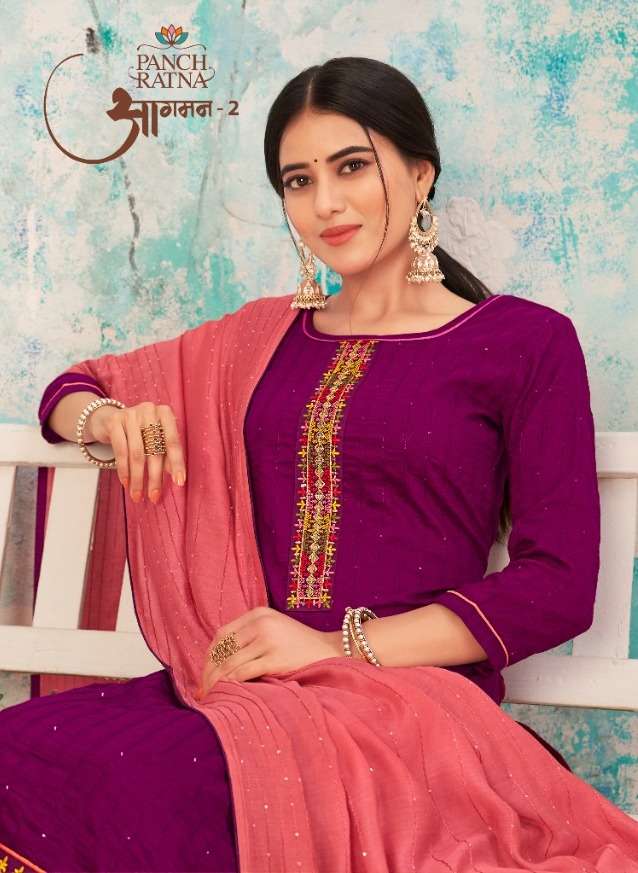 panch ratna aagaman vol 2 fancy ladies suits collection 