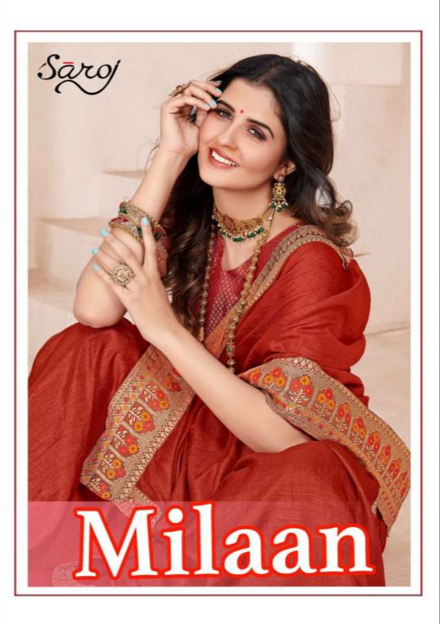 saroj milaan vichitra silk casual fancy sarees wholesaler