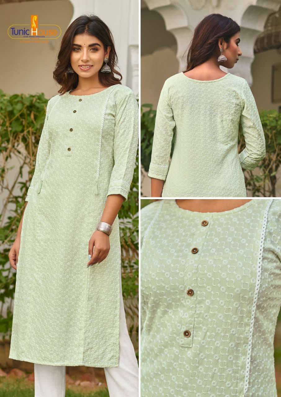 SUPER STAR -LUCKNOWI WORK DESIGNER FANCY KURTI WHOLESALER 