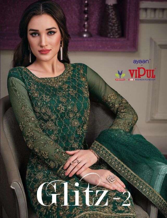 vipul glitz vol 2 4691-4698 series heavy party wear dresses for fetival 