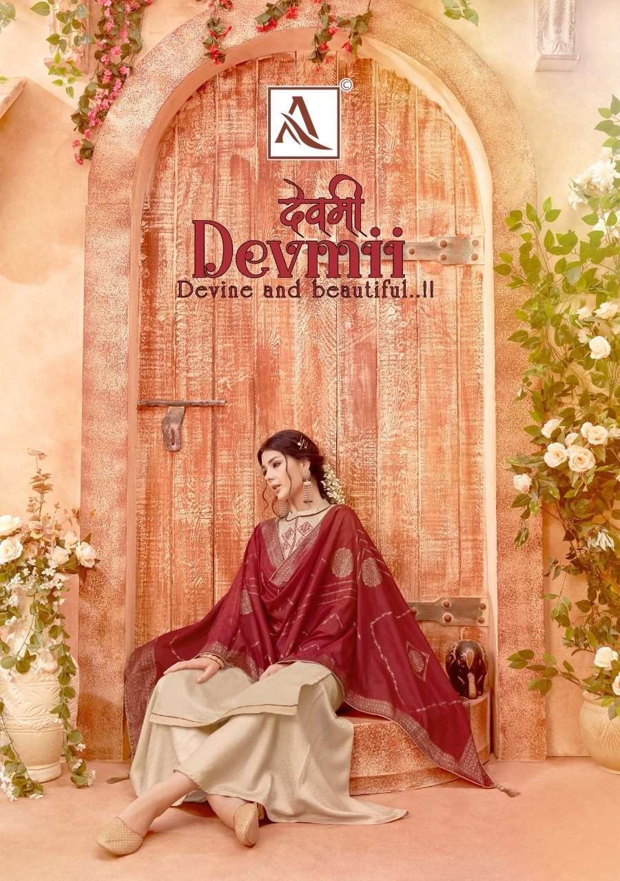 devmii by alok suits jam cotton designer fancy suits