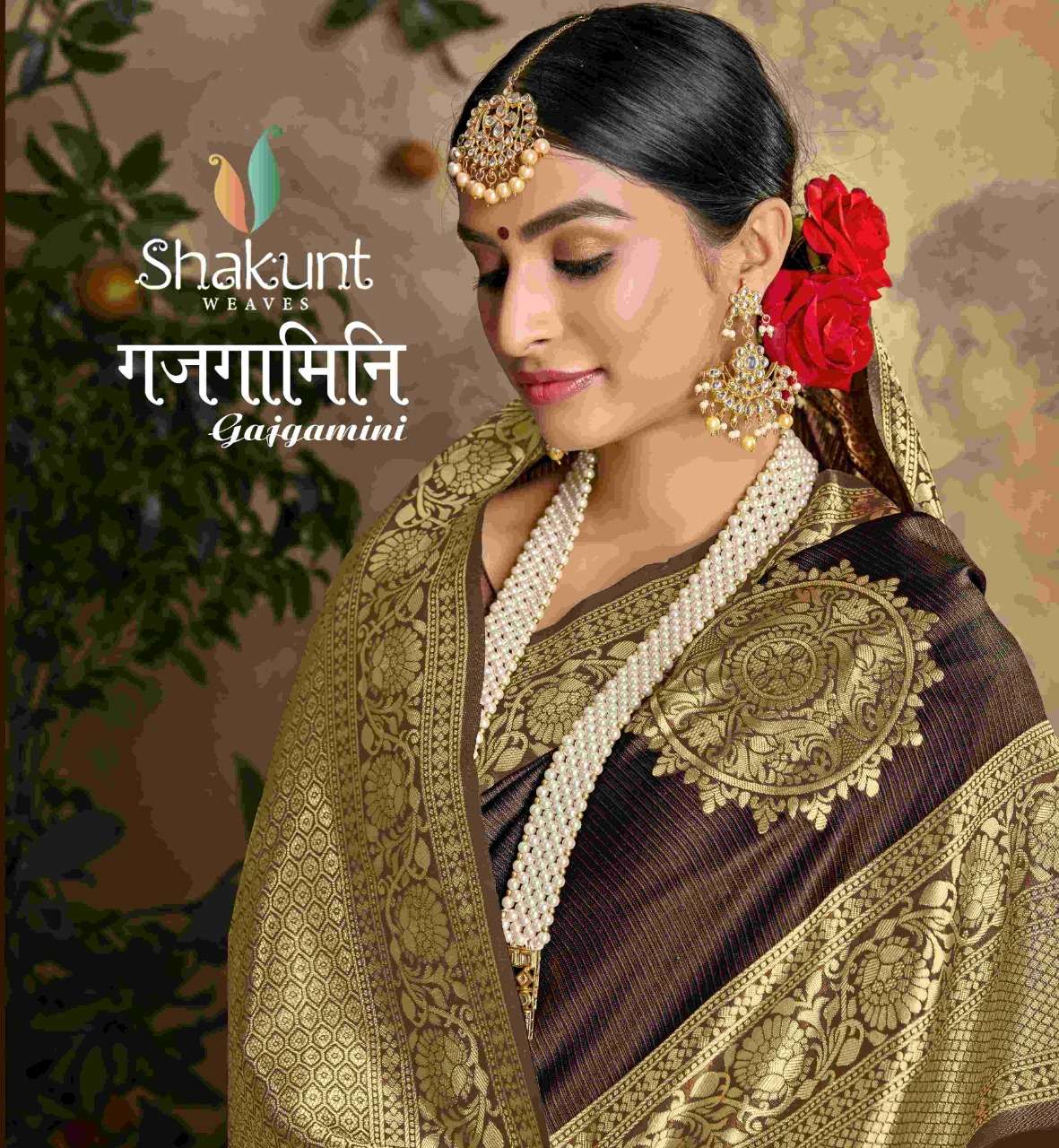 Gajgamini By Shakunt Traditional Wear Designer Art Silk Good Looking Saree Clothing Store In Surat