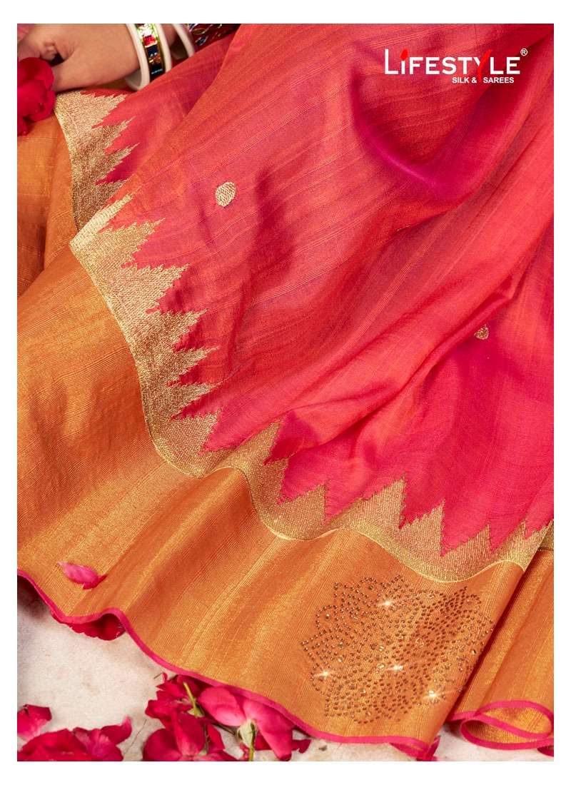 lifestyle saniya silk raw silk sarees wholesale store 