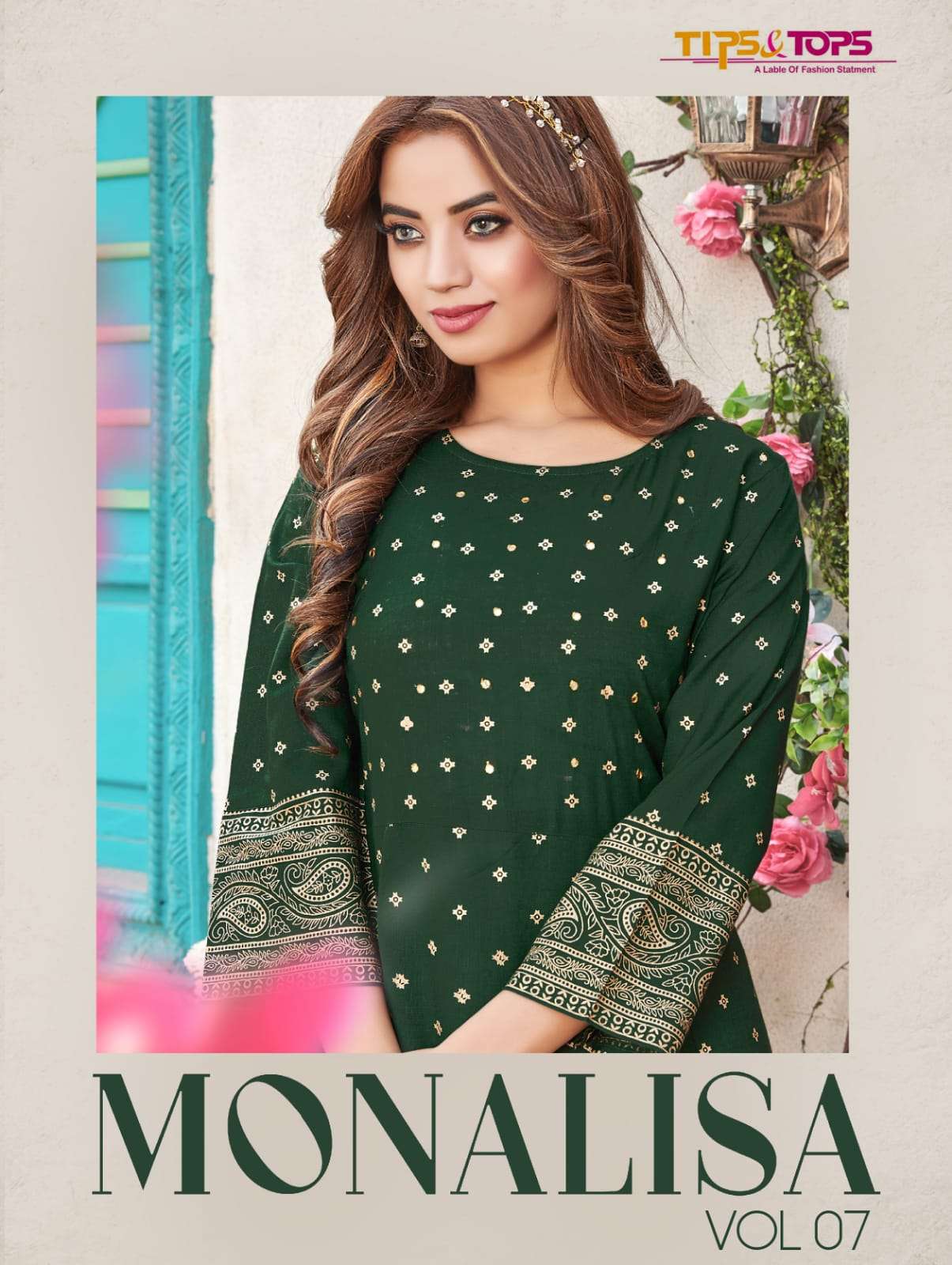 monalisa vol 7 by tips & tops rayon slub daily wear long gowns