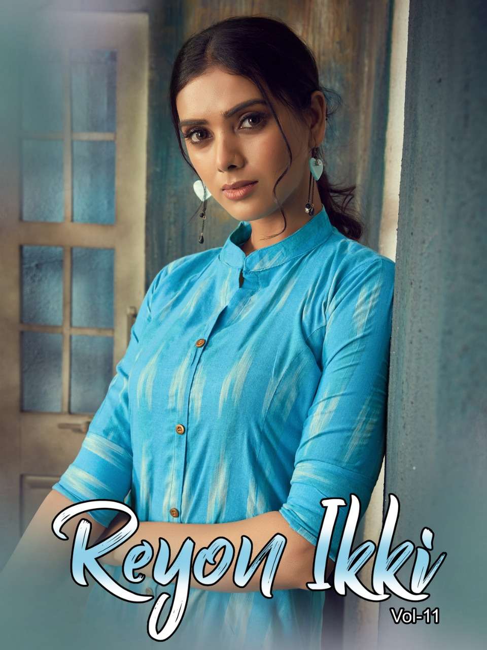 Rayon ikki vol.11 BY TRENDY HEAVY original Rayon ikkat KURTI CATALOG WHOLESALER BEST RATE 