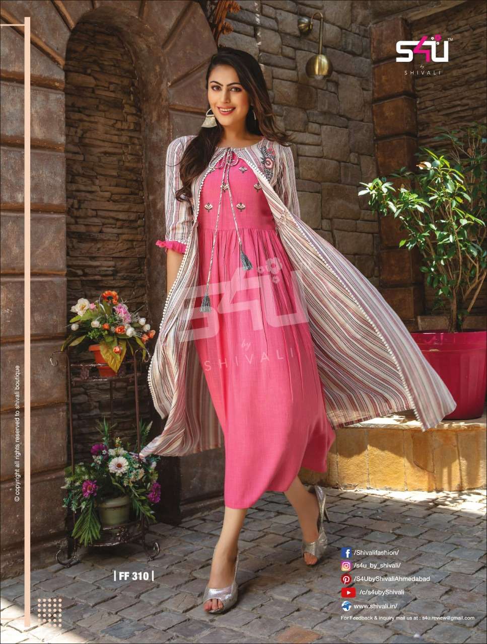 s4u 275 design beautiful kurti wholesaler in surat