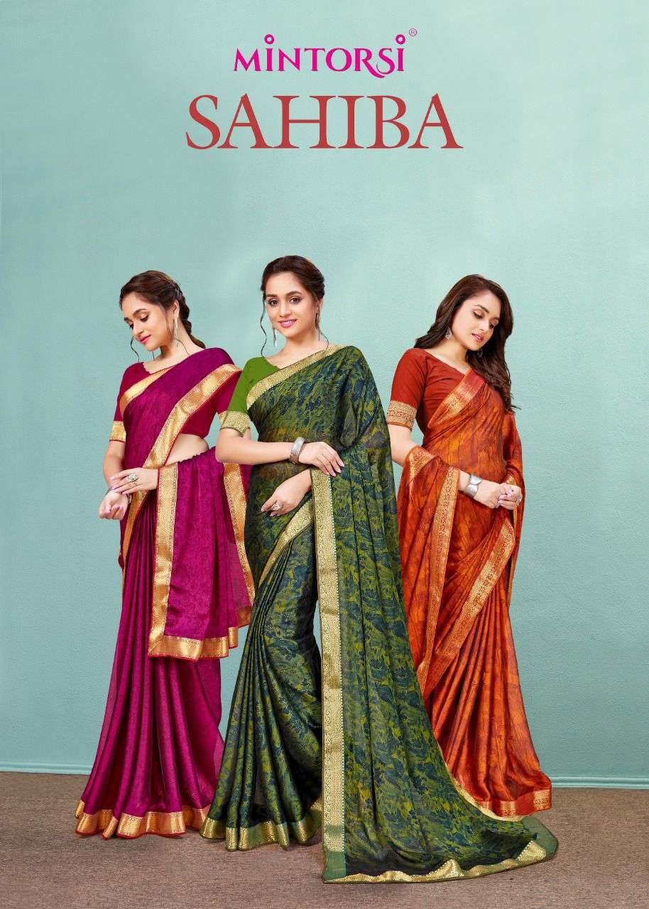 sahiba by mintorsi china chiffon printed saree wholesaler