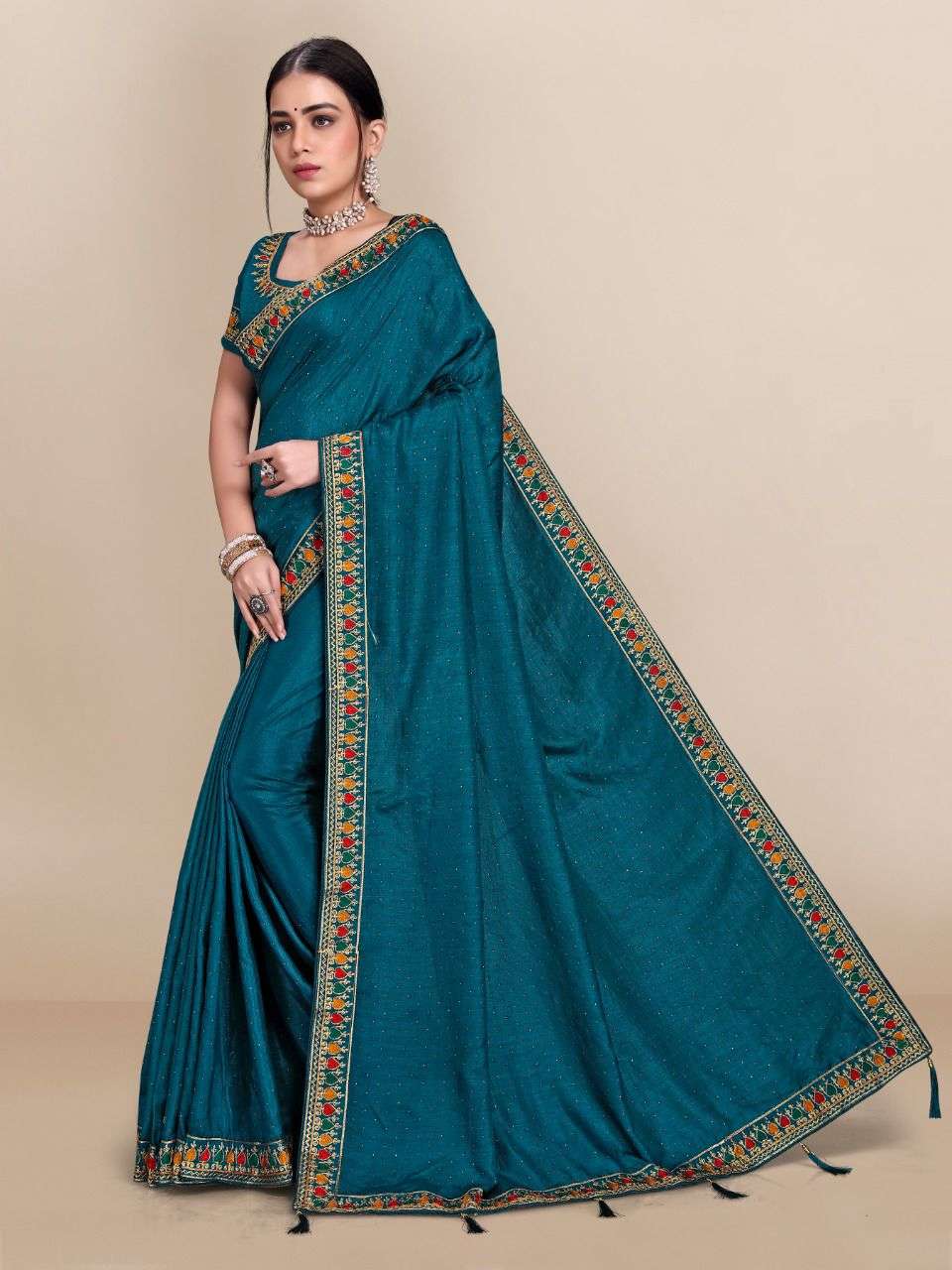  Antra  Vichitra Silk fancy sarees 