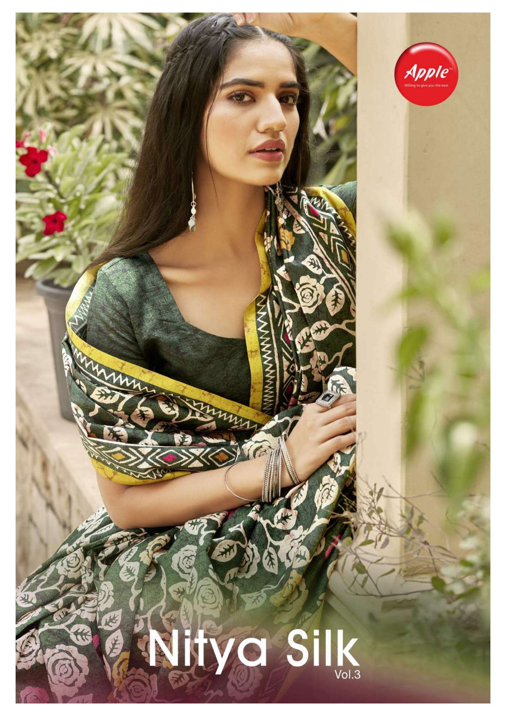 apple nitya silk vol 3 bhagalpuri digital print sarees 