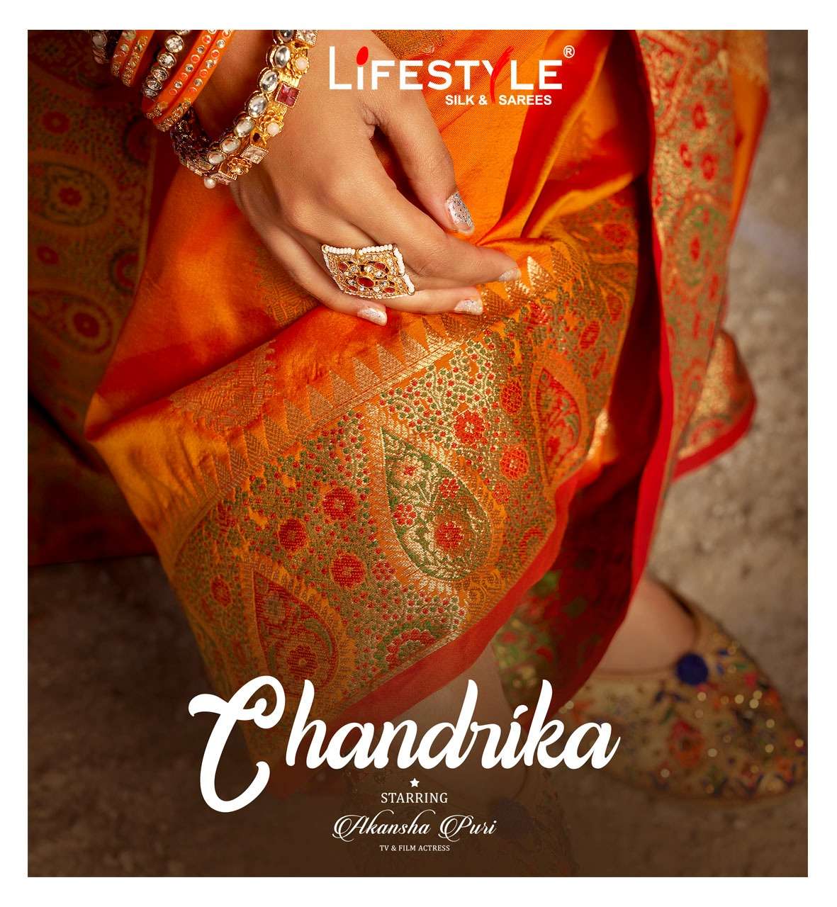 chandrika vol 1 by lifestyle silk designer fancy sarees