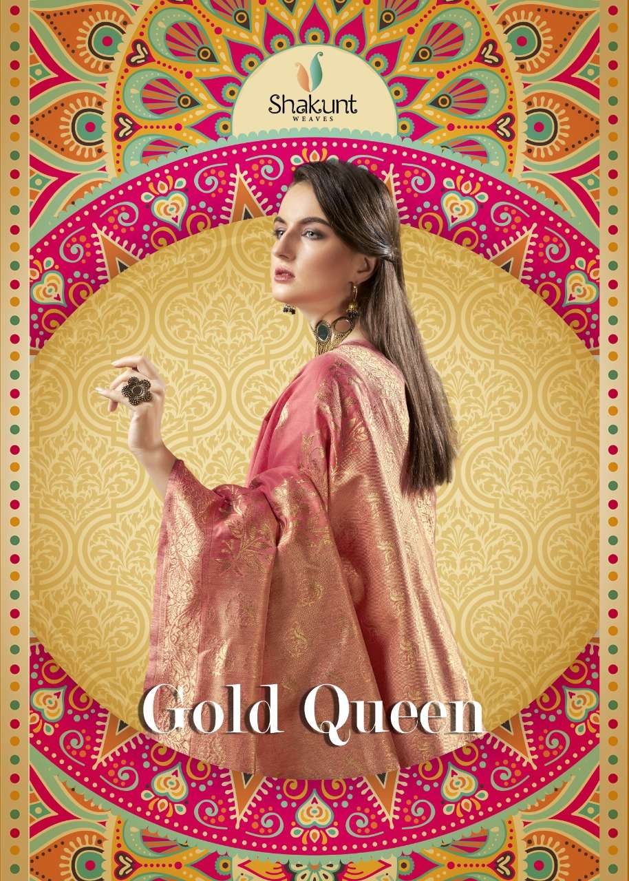 gold queen by shakunt cotton summer wear elegant saree supplier