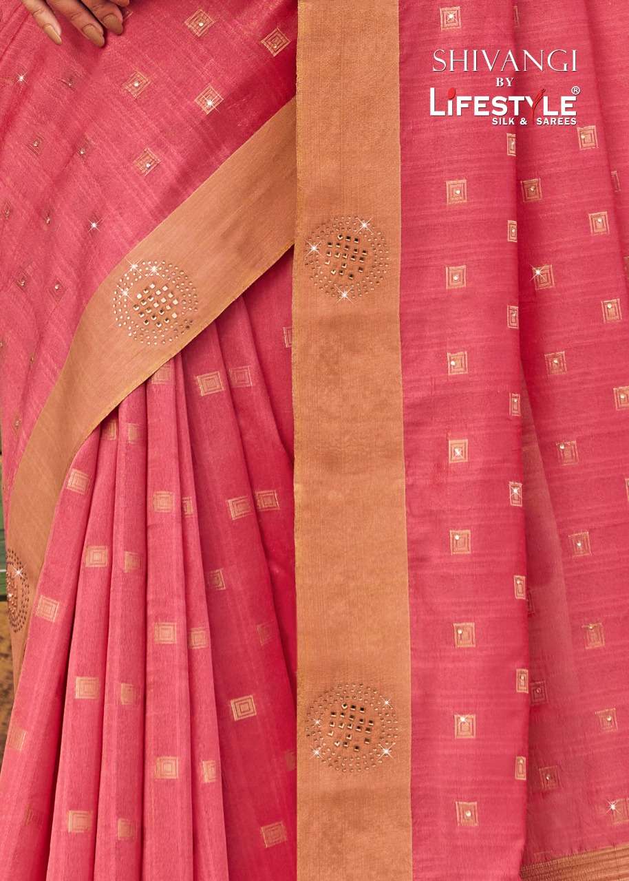 lifestyle shivangi vol 1 raw silk sarees wholesale 