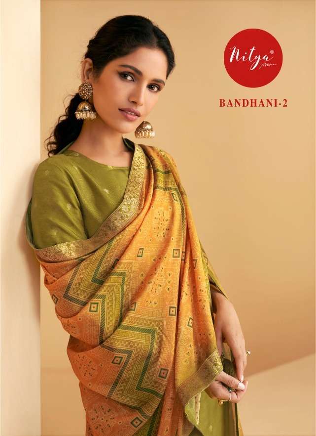 lt fashion nitya bandhani vol 2 dola jacquard classy look fancy suits